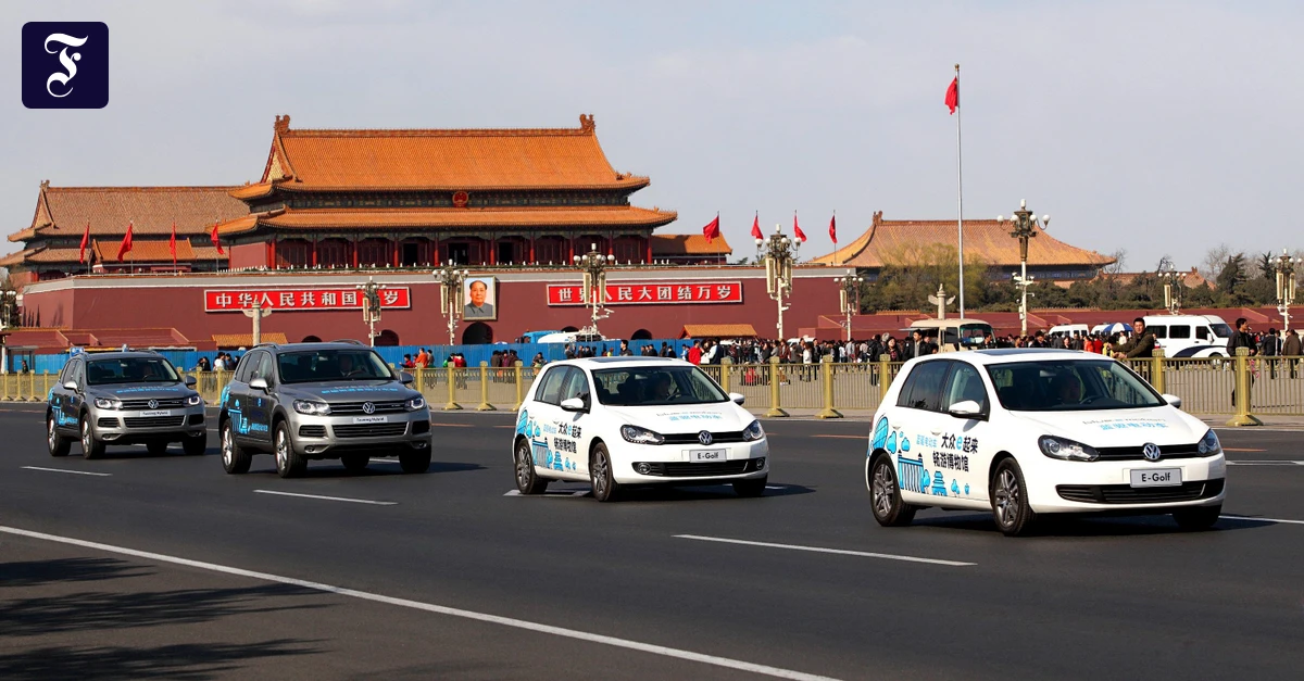 VWs Kampf um China: Elektroautos aus dem Reich der Mitte überrollen Deutschland