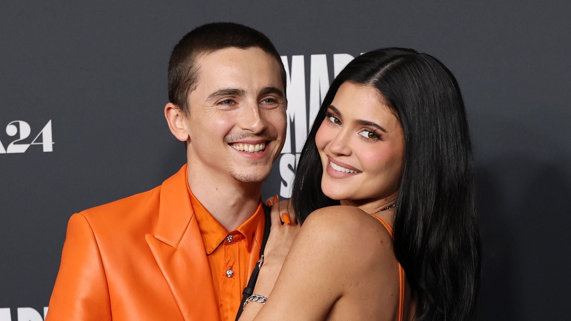 Kylie Jenner und Timothée Chalamet bei einem öffentlichen Auftritt
