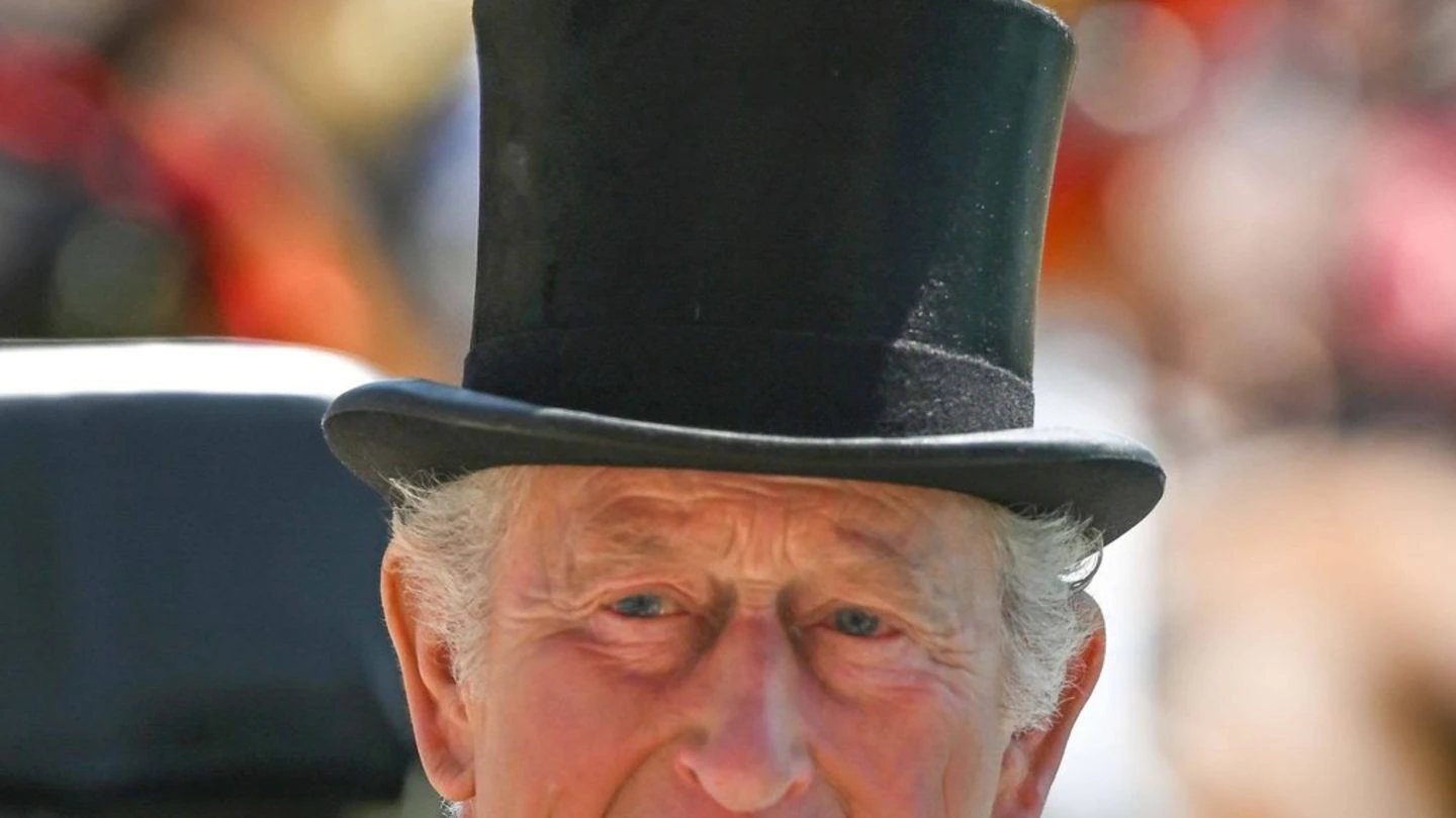 König Charles III. lächelt in die Kamera bei einer öffentlichen Veranstaltung.