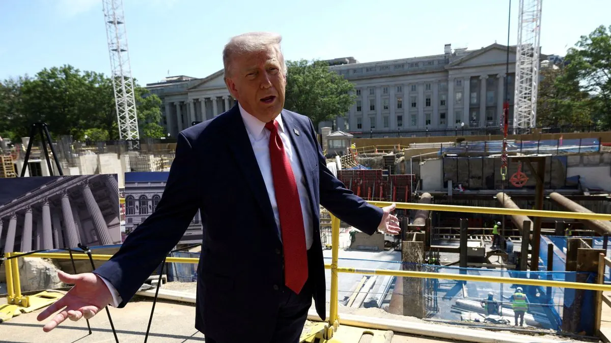 Donald Trump: Steuergelder sollen doch in Bau von Ballsaal geflossen sein