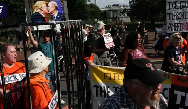 US-Stars protestieren bei Konzert gegen Trumps Politik