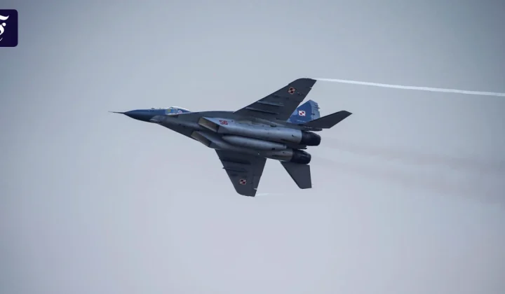 Polens Luftraum über der Ukraine: Kampfjets steigen wegen russischer Angriffe auf