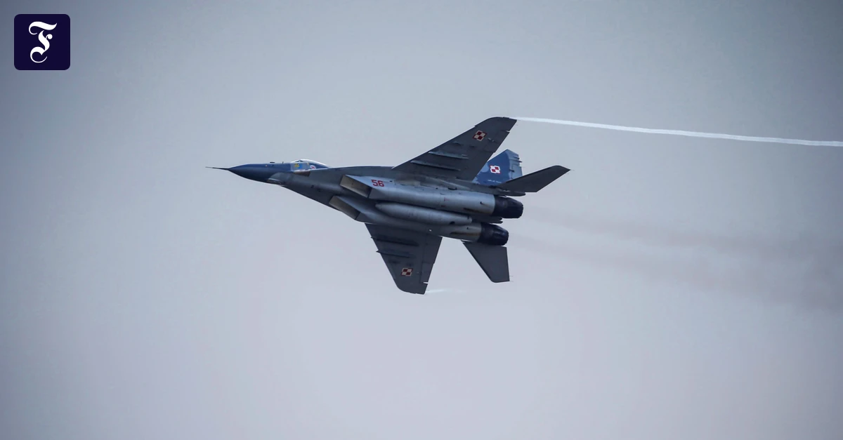 Polens Luftraum über der Ukraine: Kampfjets steigen wegen russischer Angriffe auf