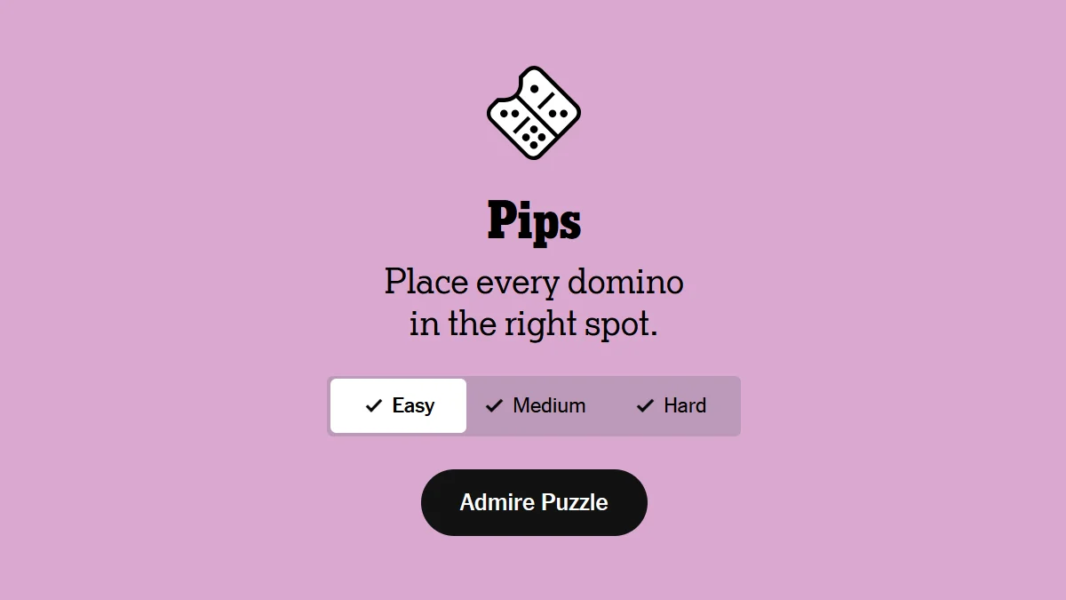 New York Times Launches „Pips“ Logic Puzzle