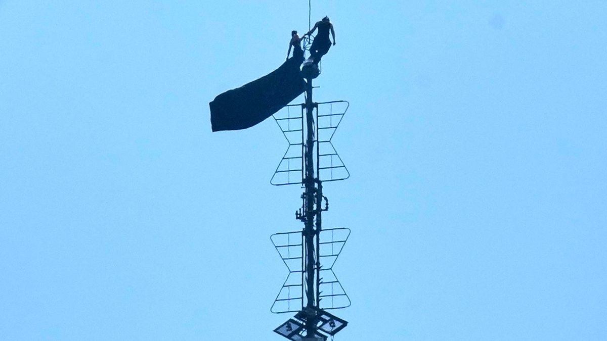 Extremkletterer besteigen Empire State Building: Liebesbotschaft in 443 Metern Höhe