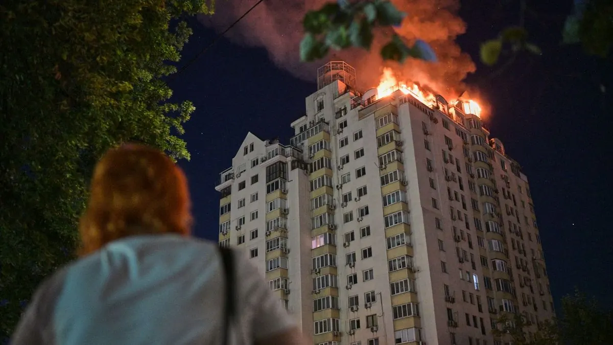 Schwere Angriffe auf ukrainische Städte: Kiew meldet Zerstörungen und Opfer
