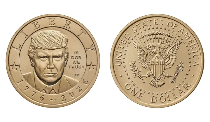 USA prägen Goldmünze mit Donald Trump zum 250. Jubiläum