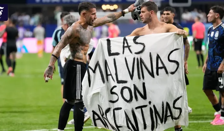 FIFA unter Druck: Argentinisches Banner mit Bezug zu den Falklandinseln bei WM 2026