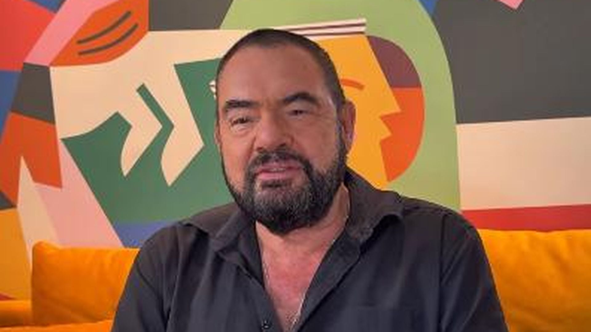 Marian Gold, Frontmann von Alphaville, bei einem Live-Auftritt